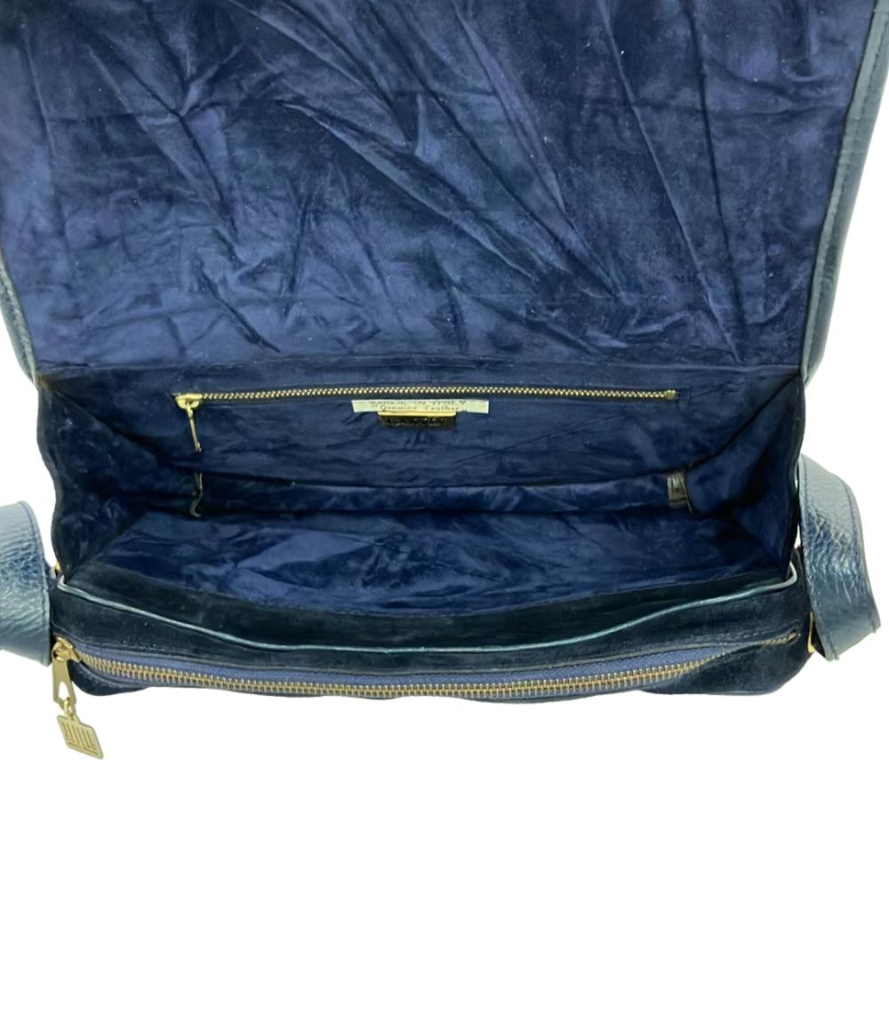 訳あり LANVIN ショルダーバッグ 肩掛け スエード レザー レディース ランバン