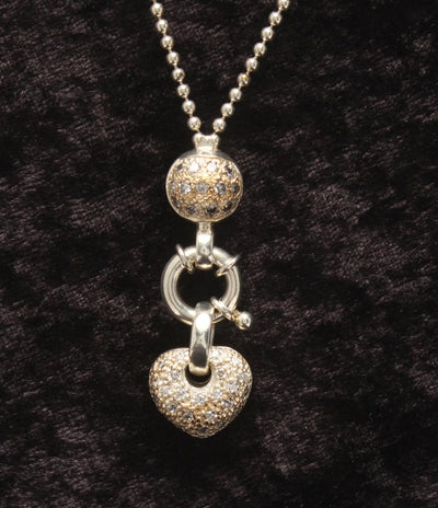 Folli Follie ネックレス SV925 ハートモチーフ レディース フォリフォリ