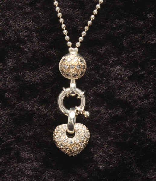 Folli Follie ネックレス SV925 ハートモチーフ レディース フォリ