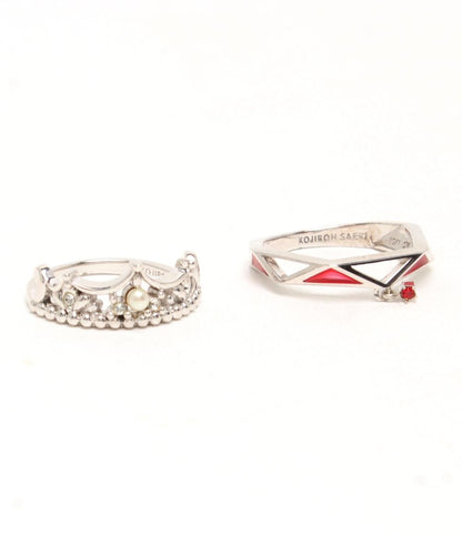 美品 リング 指輪 SV 新テニスの王子様 佐伯虎次郎 2点セット レディース SIZE 9号