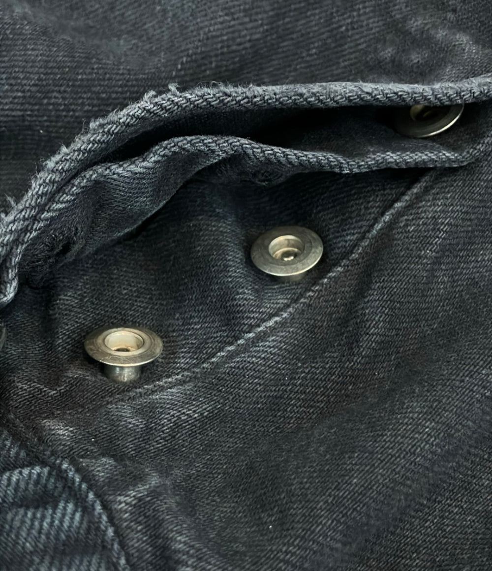 VISVIM デニムパンツ ダメージ加工 ボタンフライ メンズ ビズビム