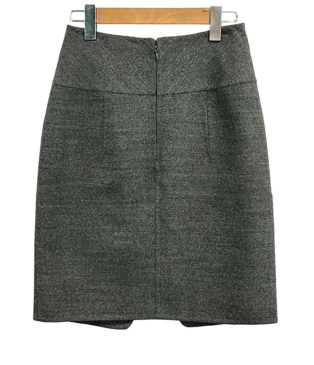 美品 イヴ・サンローラン 膝丈スカート レディース YVES SAINT LAURENT