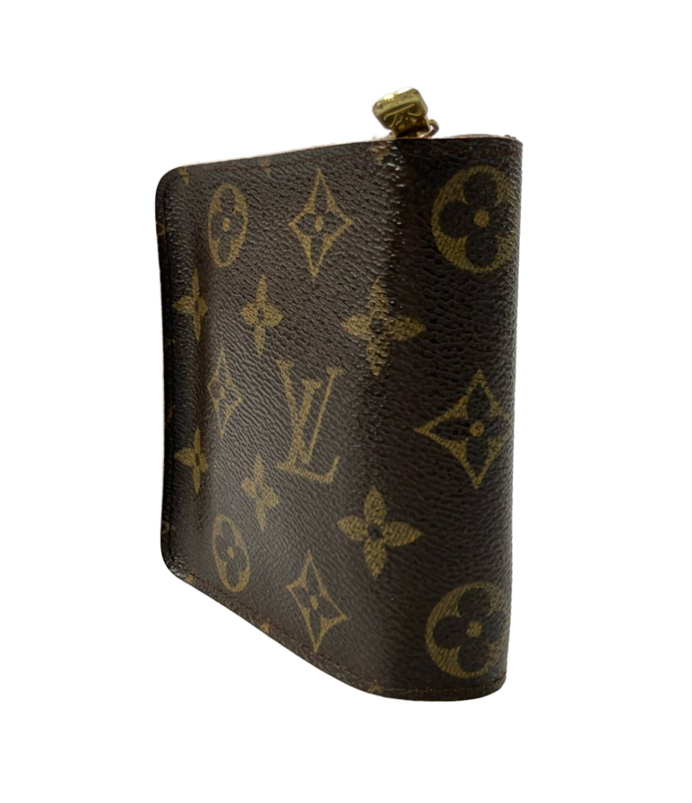 LOUIS VUITTON 二つ折り財布 コンパクトジップ モノグラム M61667 レディース ルイ・ヴィトン
