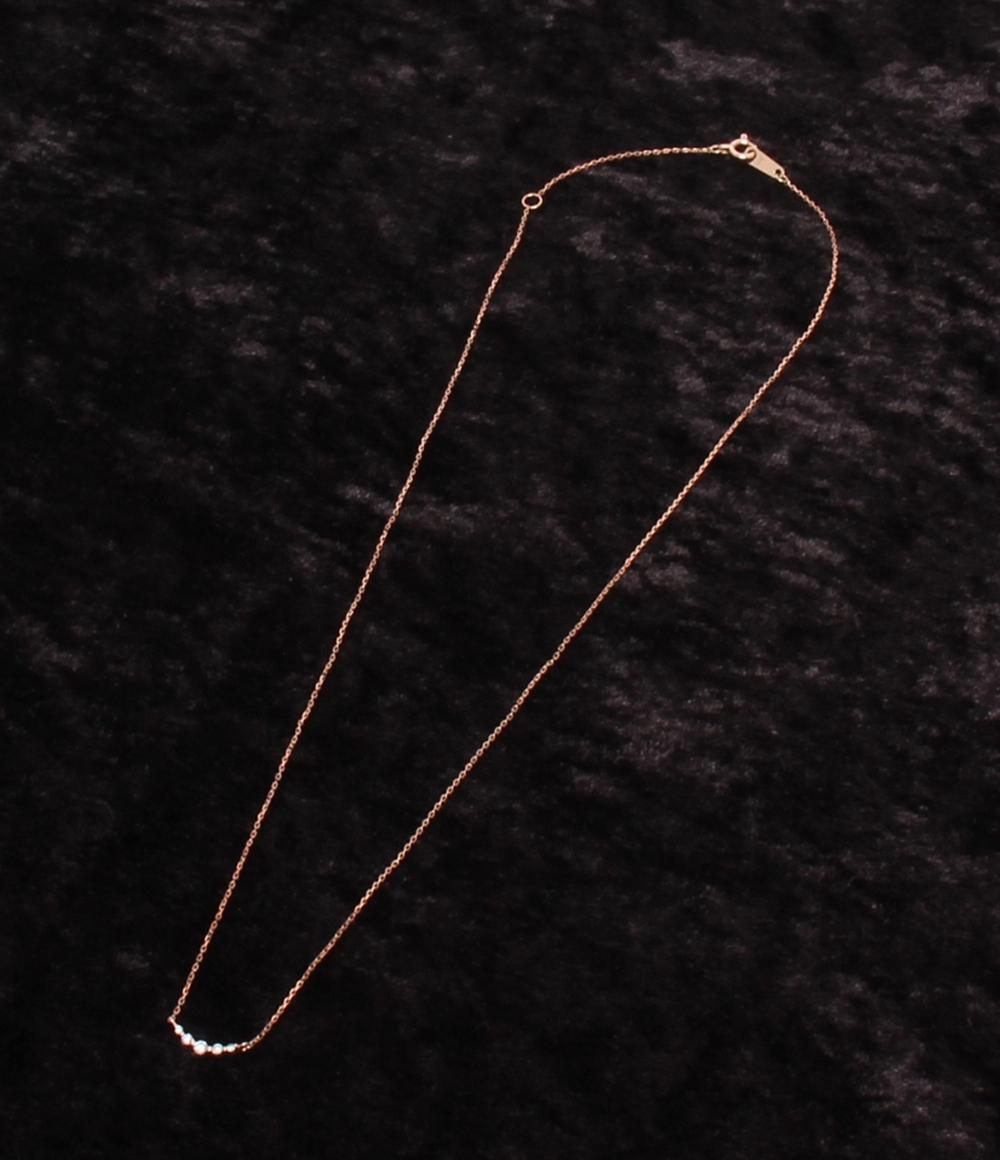 美品 VENDOME AOYAMA ネックレス K10 ダイヤ レディース ヴァンドームアオヤマ