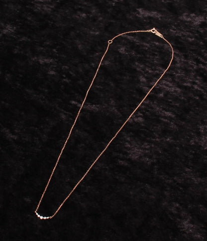 美品 VENDOME AOYAMA ネックレス K10 ダイヤ レディース ヴァンドームアオヤマ