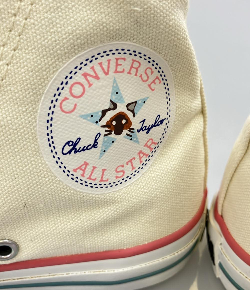 美品 CONVERSE ハイカットスニーカー ×ポール アンド ジョー シスター 猫 レディース SIZE 24.0 (L) コンバース