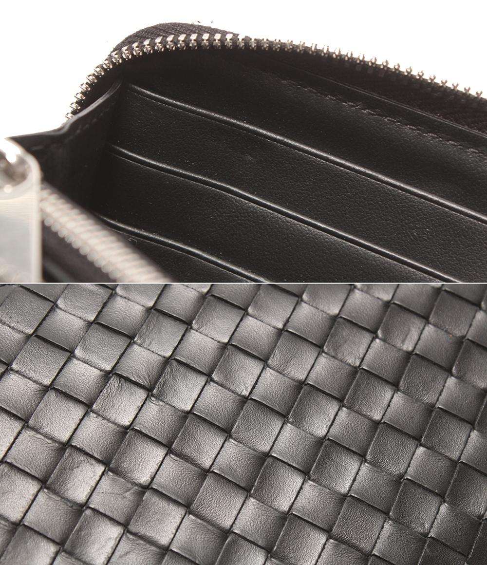 BOTTEGA VENETA ラウンドファスナー長財布 イントレチャート メンズ レディース ボッテガ・ヴェネタ