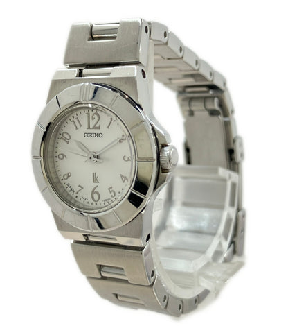 SEIKO 腕時計 lk ルキア クオーツ シルバー 1F21-0L90 レディース セイコー