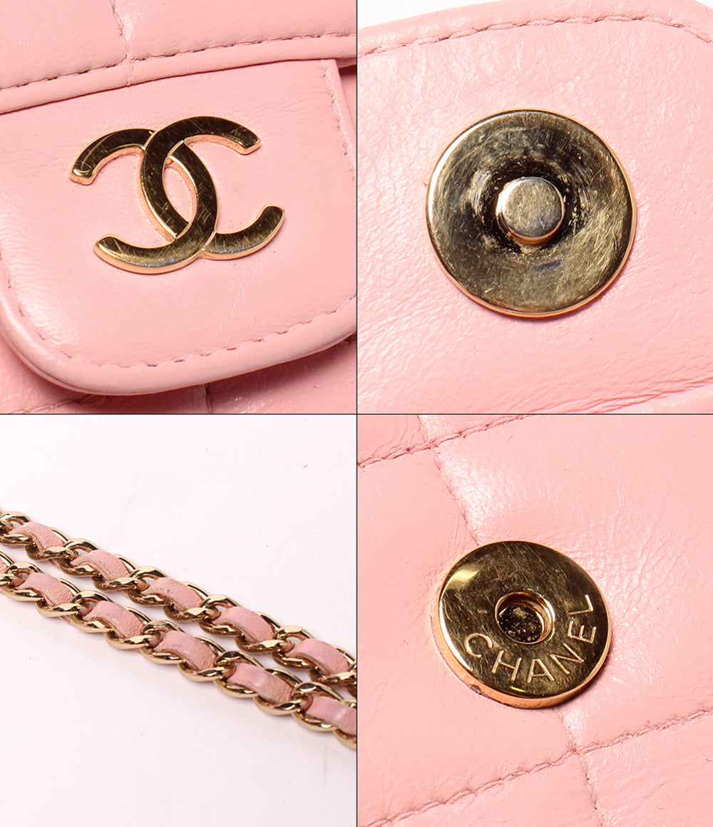 CHANEL チェーンショルダーバッグ 斜め掛け ゴールド金具 8番台 チョコバー レディース シャネル