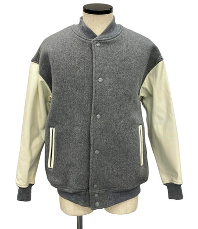 レミレリーフ スタジャン 裏地ペイズリー柄 メルトン メンズ SIZE M REMI RELIEF