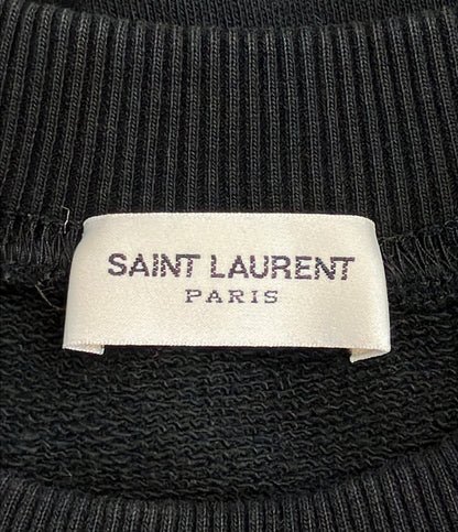 SAINT LAURENT PARIS クロップド丈 スウェット レディース SIZE M サンローランパリ