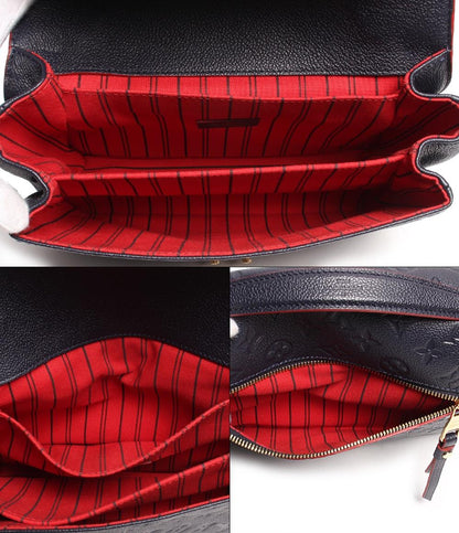 ルイヴィトン ショルダーバッグ ハンドバッグ ゴールド金具 ポシェット メティスMM モノグラム アンプラント マリーヌルージュ レザー M44071