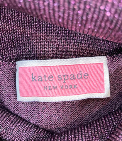 美品 ケイトスペード 長袖ラメニット タートルネック レディース SIZE XS (X S) Kate Spade