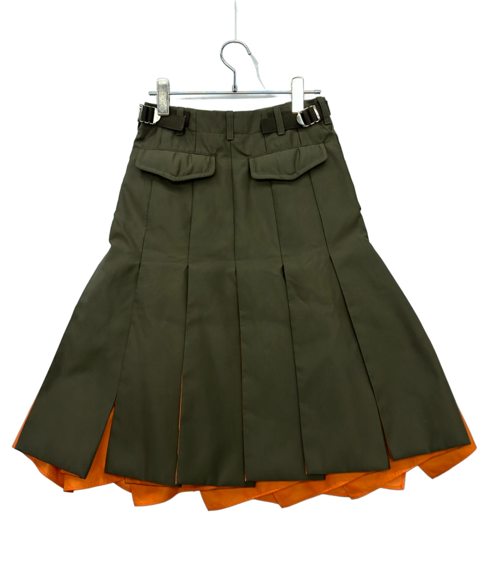 Sacai 膝丈スカート 26-08308 レディース SIZE 0 (S) サカイ