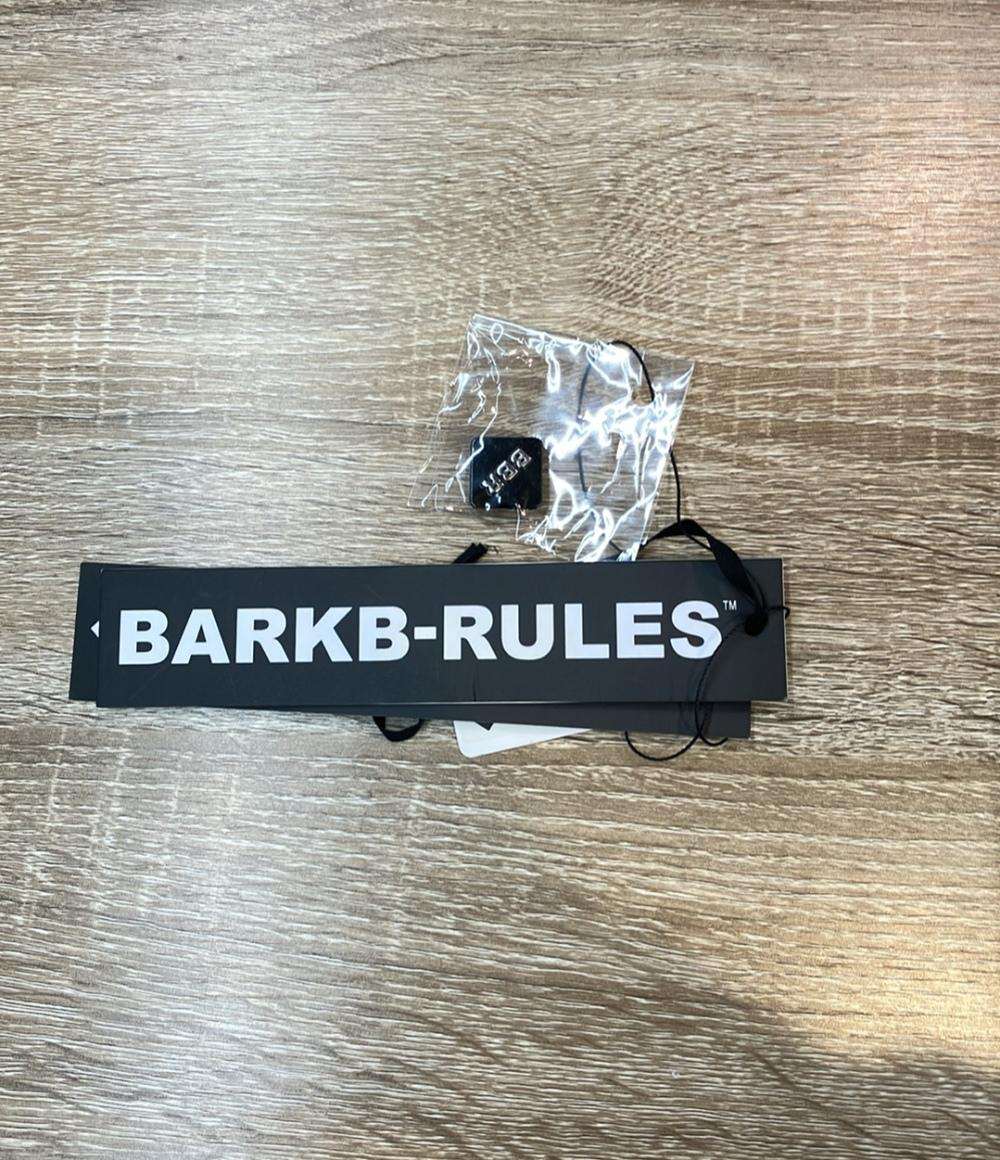 BBR ダウンコート  BARKB-RULES ナイロンニット切替 ダッフル タグ バッジ付き ブラック グレー LONG DUFFLE COAT 001470124-0001 メンズ SIZE M BBR