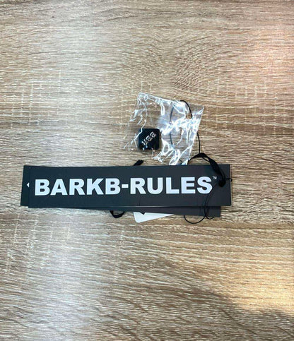BBR ダウンコート  BARKB-RULES ナイロンニット切替 ダッフル タグ バッジ付き ブラック グレー LONG DUFFLE COAT 001470124-0001 メンズ SIZE M BBR