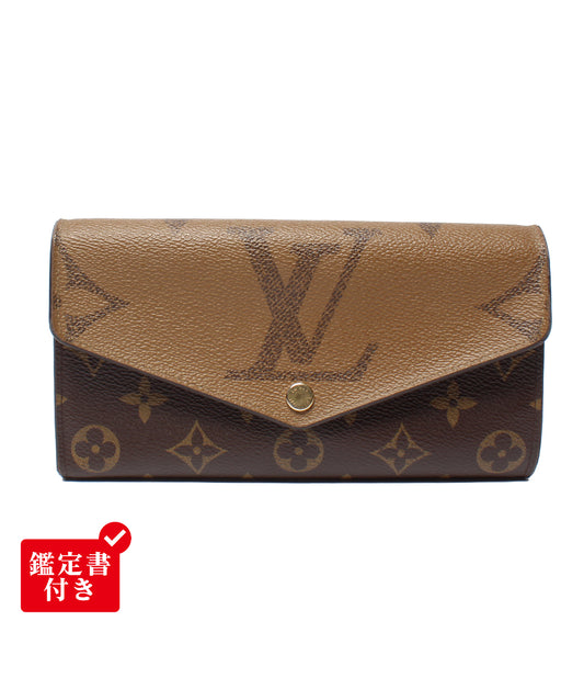 LOUIS VUITTON 長財布 ポルトフォイユ・サラ モノグラム×モノグラムジャイアント リバース M80726 レディース ルイ・ヴィトン