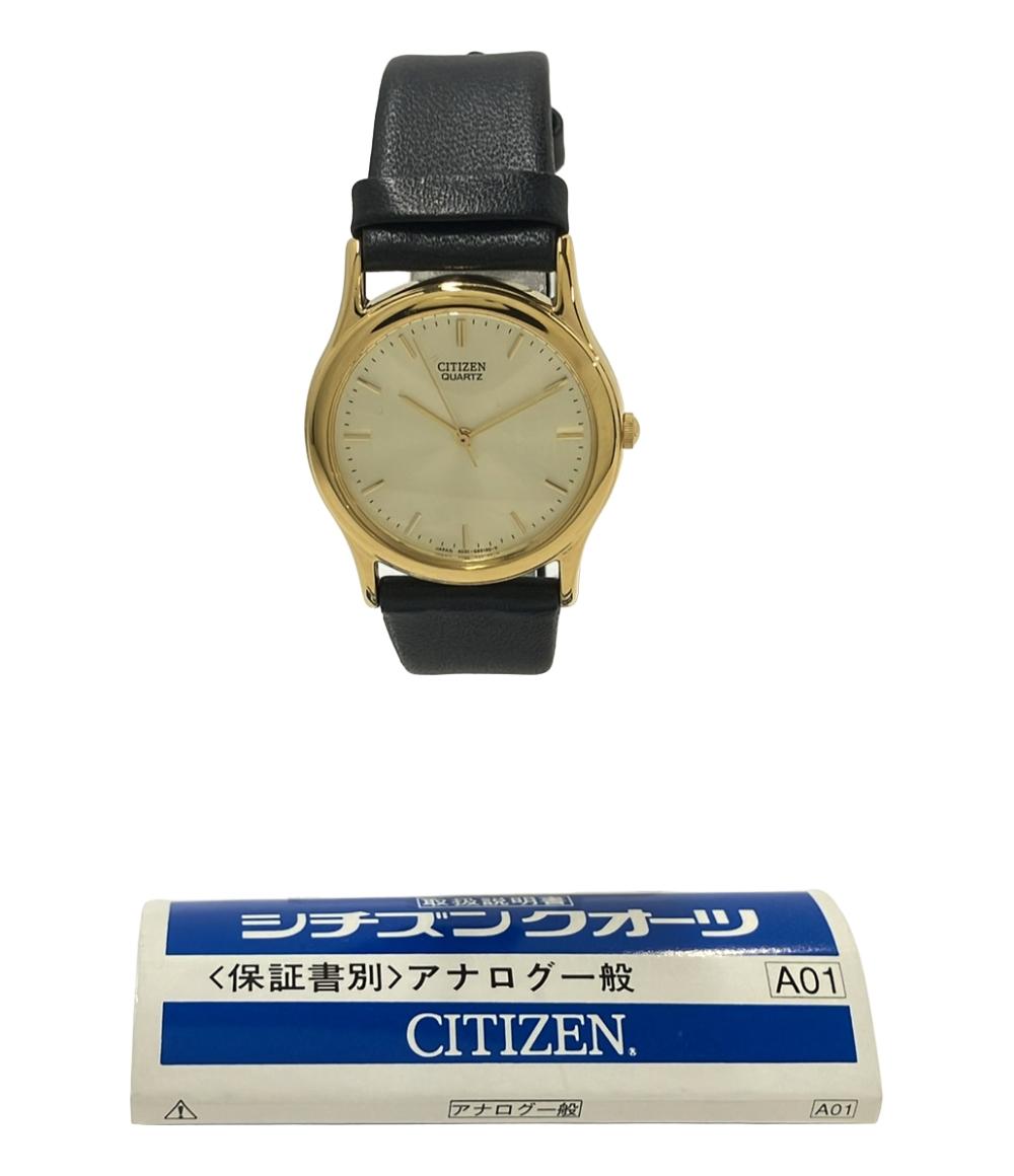 CITIZEN クォーツ 腕時計 ゴールド 送料無料 【電池交換済】 シチズン CITIZEN クォーツ QUARTZ