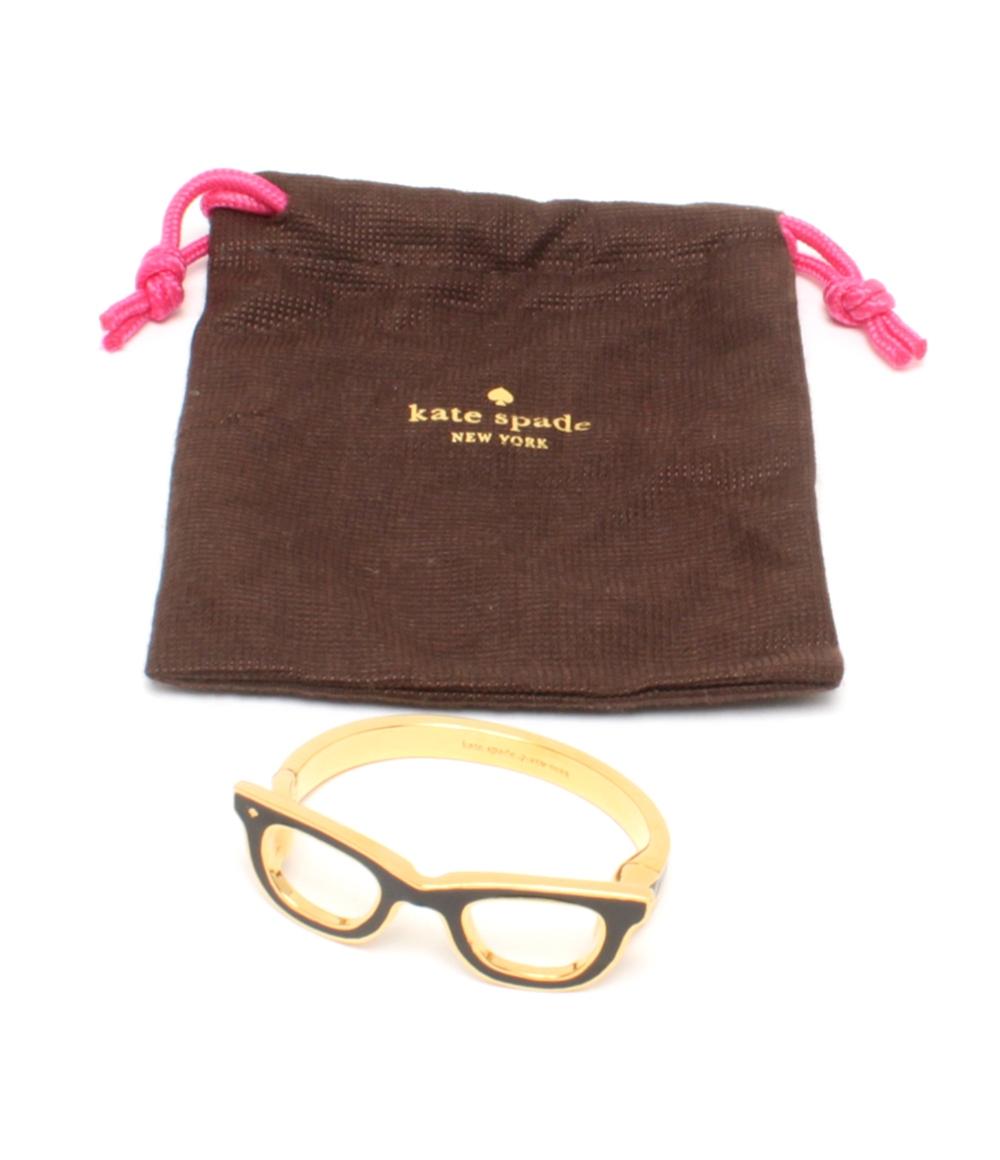 美品 Kate Spade バングル メガネモチーフ レディース ケイトスペード