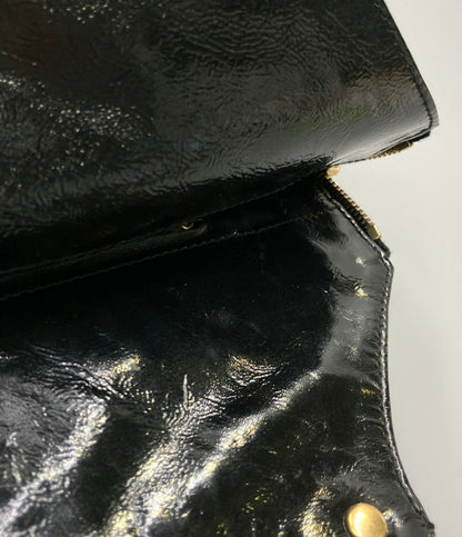 YVES SAINT LAURENT トートバッグ パテントレザー レディース イヴ・サンローラン