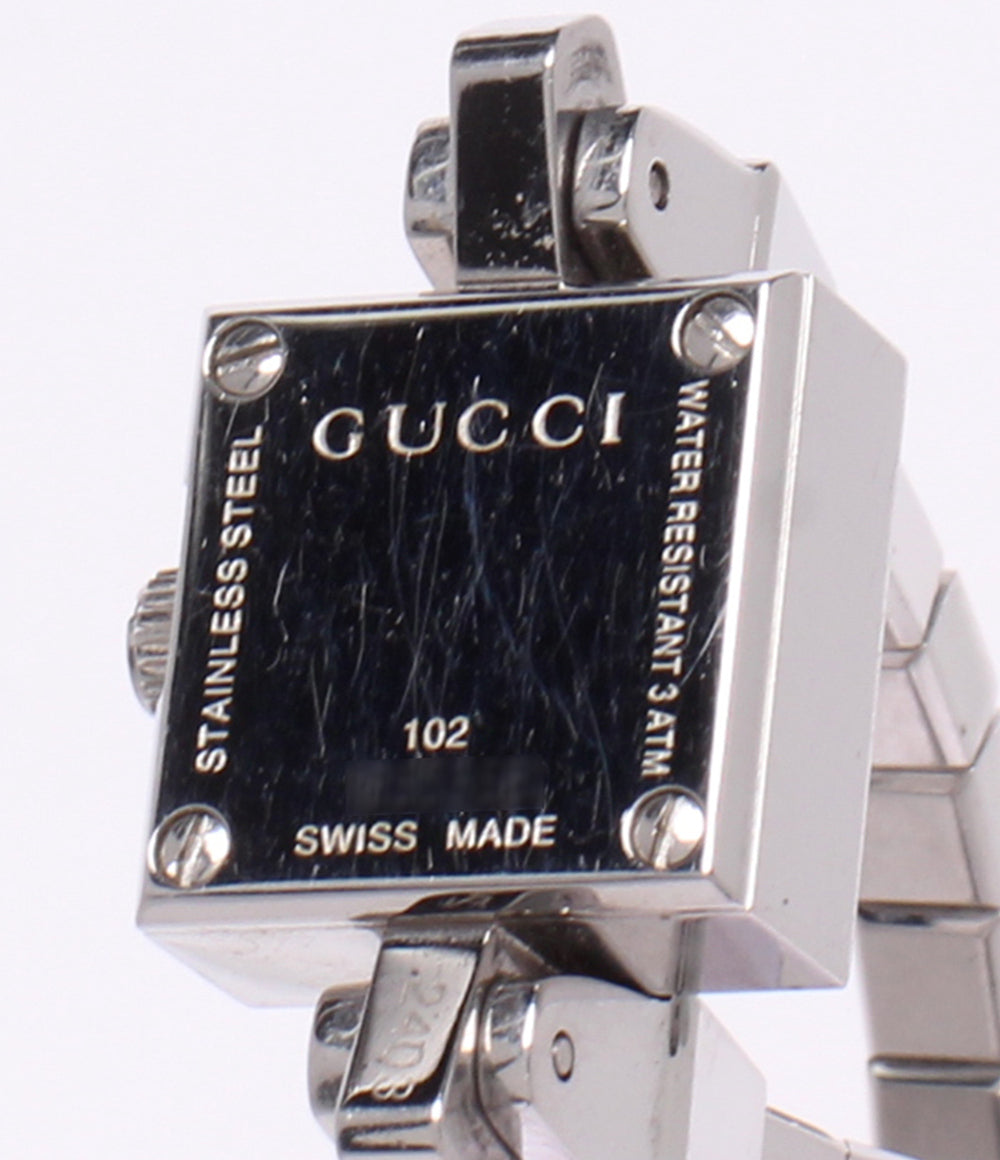 GUCCI 腕時計 Gミニ クオーツ ホワイト 102 レディース グッチ