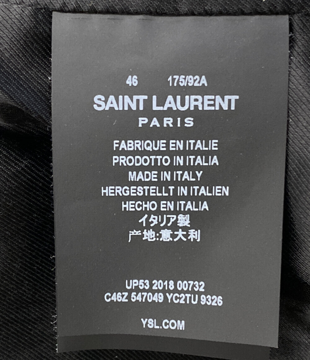 サンローランパリ  レザーオフィサージャケット      レディース SIZE 46 (L) SAINT LAURENT PARIS