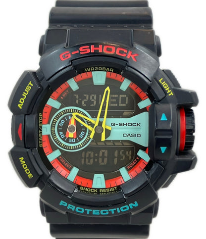 美品 CASIO 腕時計 ブリージーラスタカラー G-SHOCK クオーツ GA-400CM メンズ カシオ