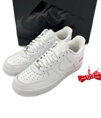 美品 NIKE ローカットスニーカー × シュプリーム AIR FORCE 1 LOW CU9225-100 メンズ SIZE 28.0 (XL) ナイキ