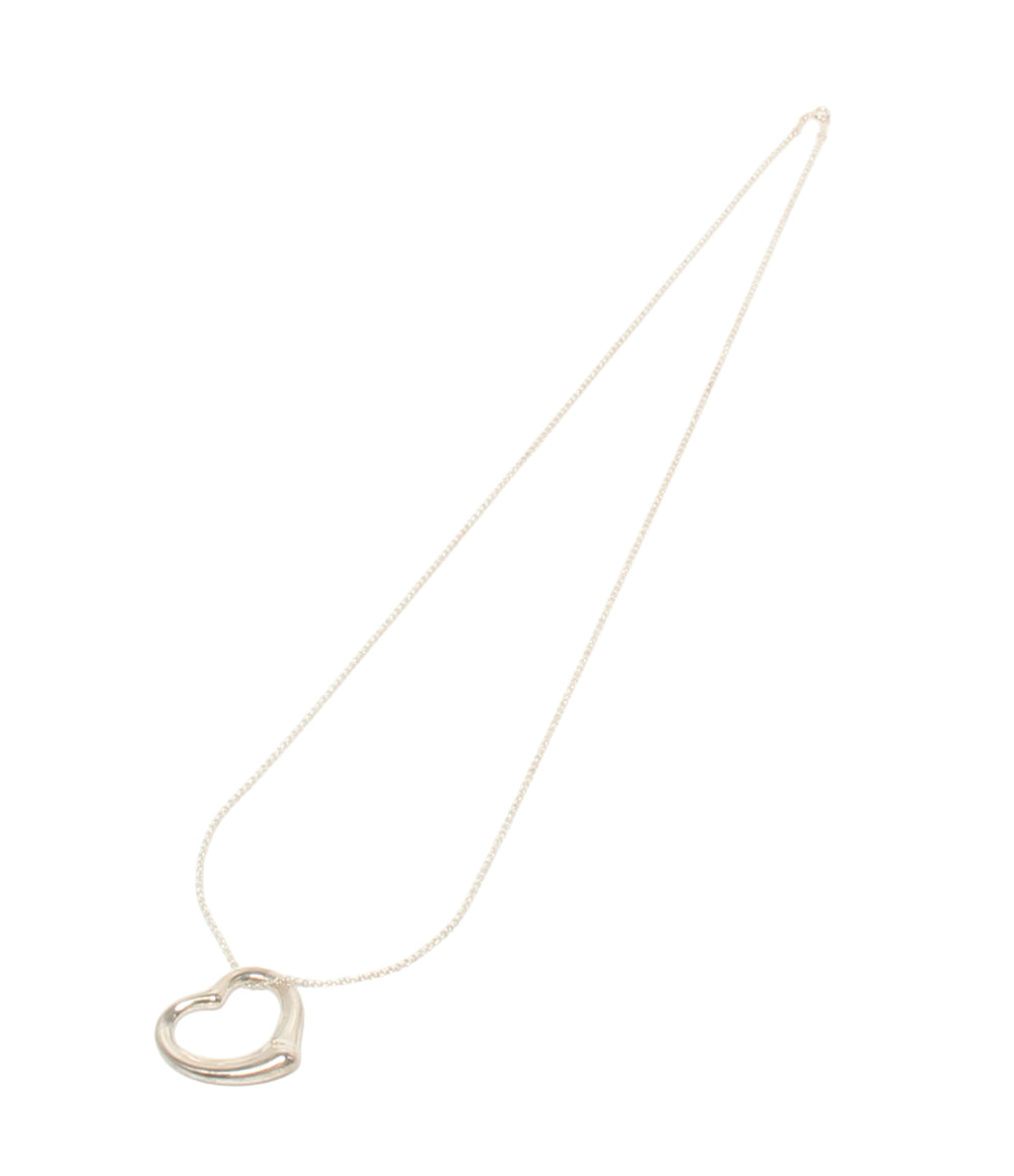 Tiffany & Co. ロングネックレス SV925 エルサ ペレッティ オープンハート ラージXL レディース ティファニー