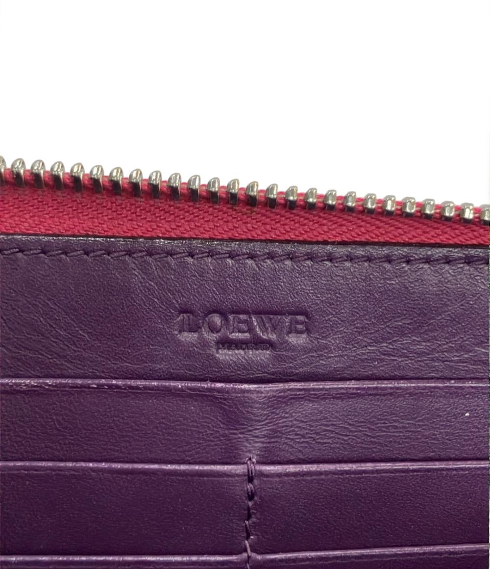 ロエベ ラウンドファスナー長財布 レディース LOEWE