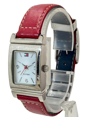 トミーヒルフィガー 腕時計 クオーツ ホワイト T00187 レディース TOMMY HILFIGER
