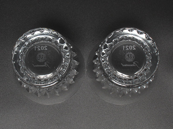 美品 Baccarat イヤータンブラー グラス 2点セット ペア 2021 ティアラ バカラ