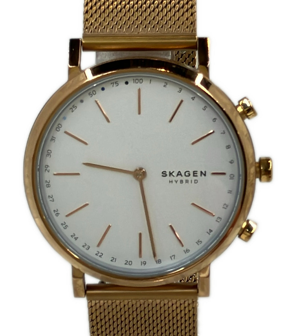 SKAGEN 腕時計 電池式スマートウォッチ ホワイト メンズ スカーゲン