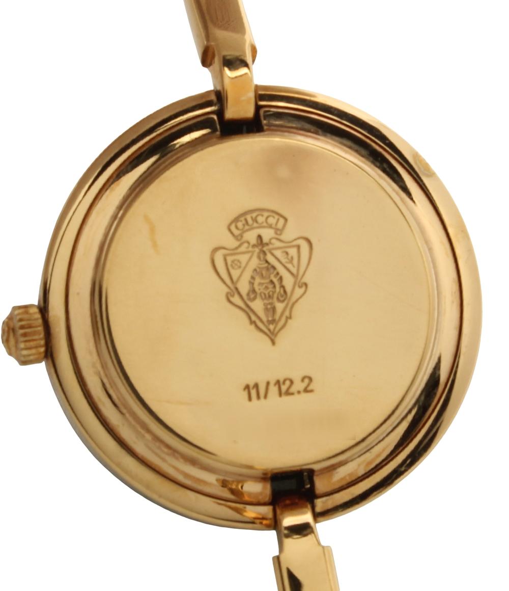 GUCCI 腕時計 クオーツ ホワイト 11/12.2 レディース グッチ