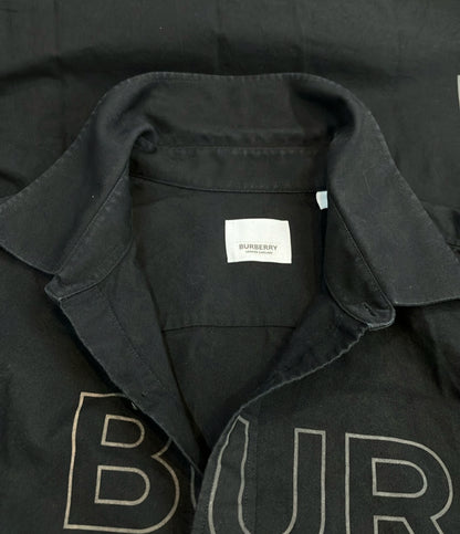 BURBERRY 長袖 ホースフェリーロゴプリントシャツ 8036769 メンズ SIZE S バーバリー