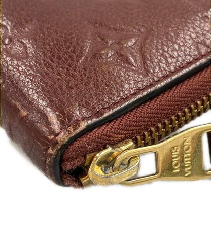 ルイ・ヴィトン ラウンドファスナー長財布 ポルトフォイユ スクレット ロン モノグラム アンプラント M60298 レディース LOUIS VUITTON