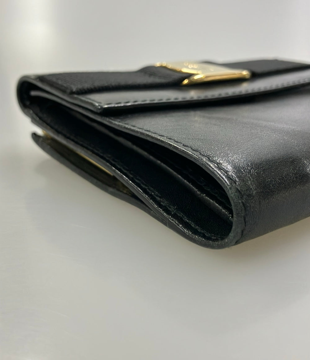 Salvatore Ferragamo 二つ折り財布 レザー ヴァラ レディース サルヴァトーレフェラガモ
