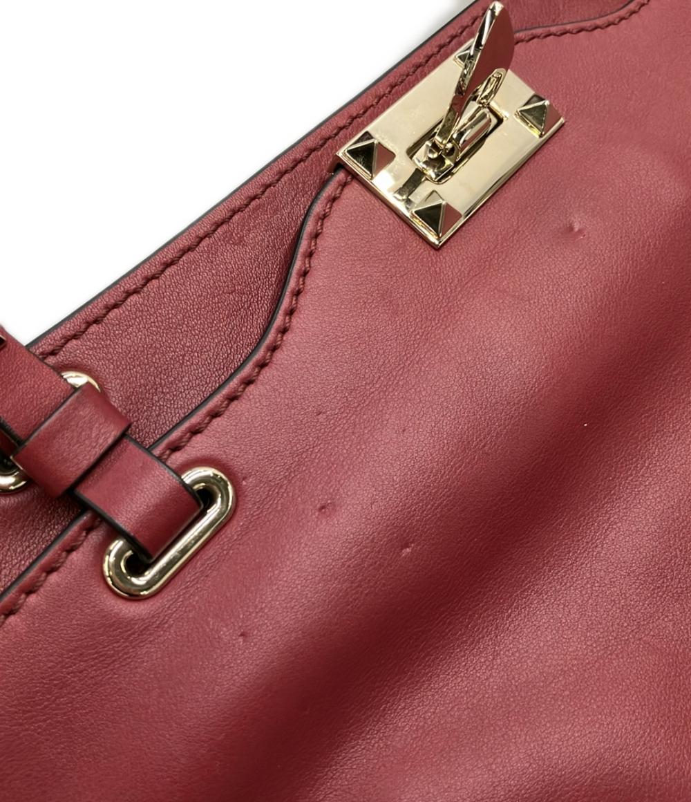 ヴァレンティノ 2WAY トートバッグ ショルダーバッグ 肩掛け ガラヴァーニ ロックスタッズ レディース VALENTINO