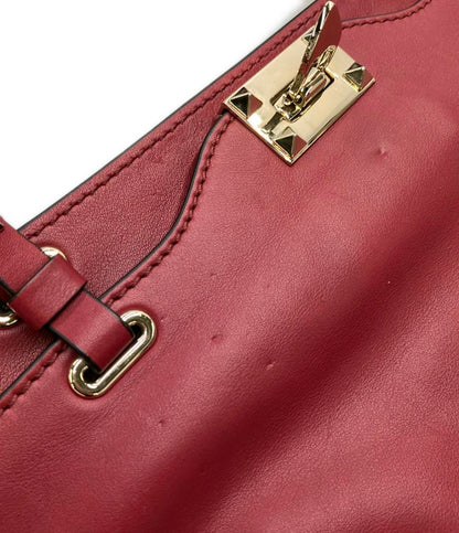 ヴァレンティノ 2WAY トートバッグ ショルダーバッグ 肩掛け ガラヴァーニ ロックスタッズ レディース VALENTINO