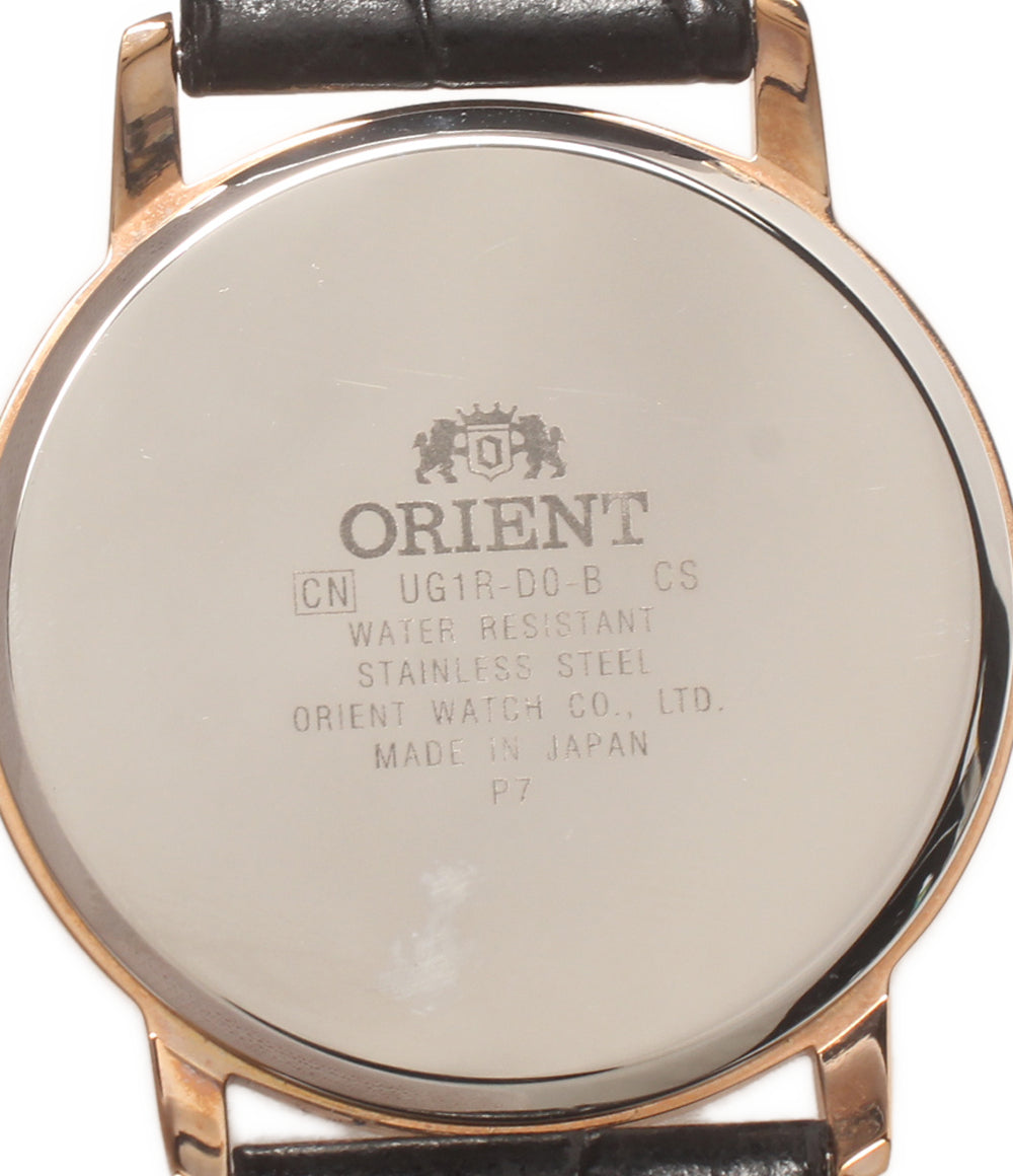 ORIENT 腕時計 クオーツ ブラック UG1R-D0-B メンズ オリエント