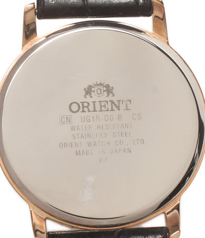 ORIENT 腕時計 クオーツ ブラック UG1R-D0-B メンズ オリエント