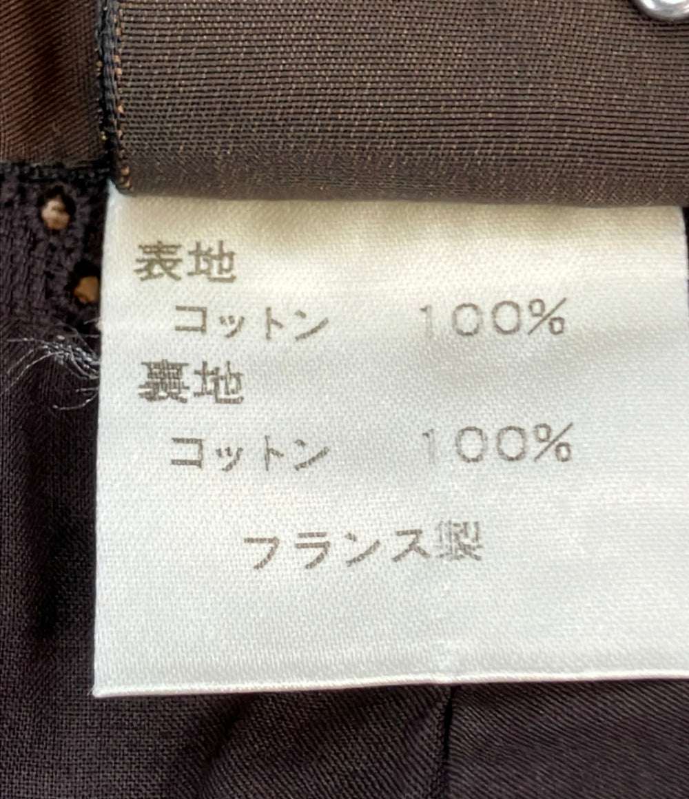 LOUIS VUITTON テーラードジャケット フリル パッチング レース レディース SIZE 36 (S) ルイ・ヴィトン