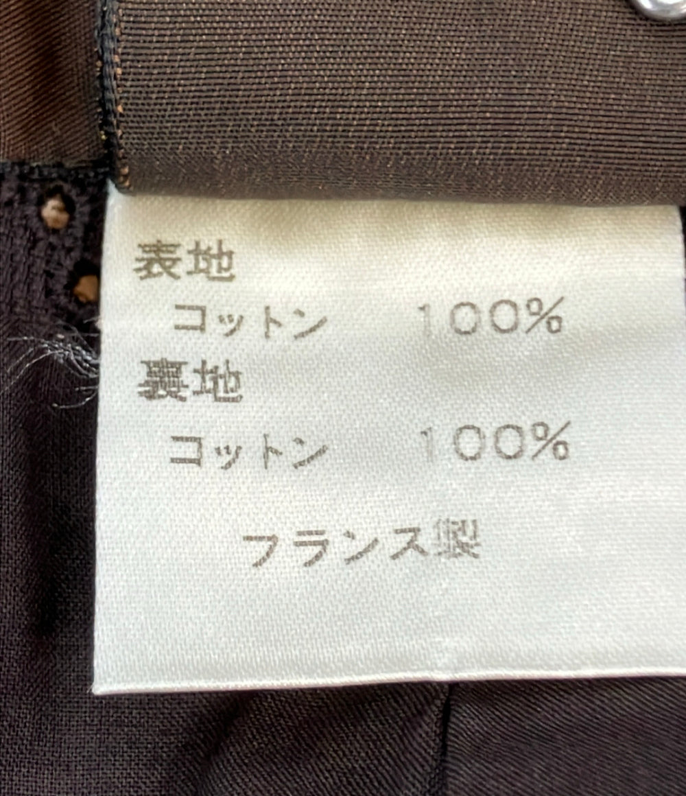 LOUIS VUITTON テーラードジャケット フリル パッチング レース レディース SIZE 36 (S) ルイ・ヴィトン
