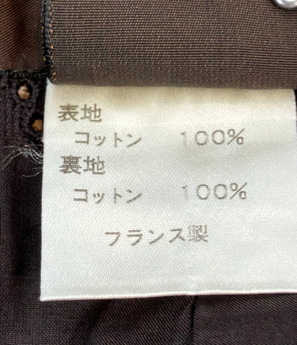 LOUIS VUITTON テーラードジャケット フリル パッチング レース レディース SIZE 36 (S) ルイ・ヴィトン