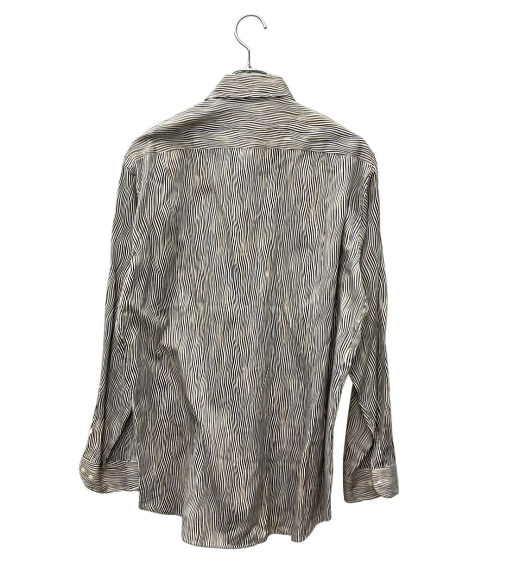 ETRO 長袖シャツ ストライプ柄 波状 162-13190-5796 メンズ SIZE L エトロ
