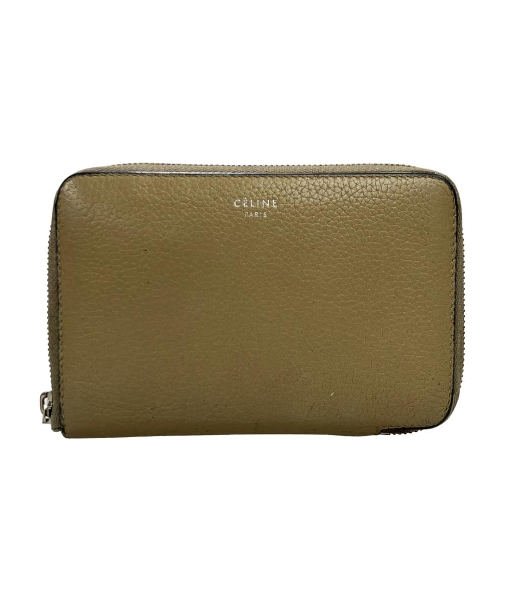 CELINE ラウンドファスナー二つ折り財布 レディース セリーヌ