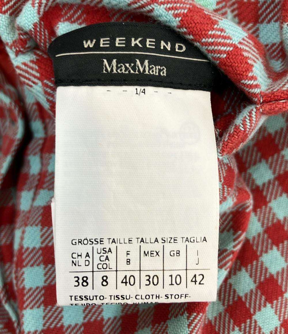 MaxMara WEEKEND ダウンジャケット 千鳥格子 リバーシブル レディース SIZE 42 (L) マックスマーラ ウィークエンド