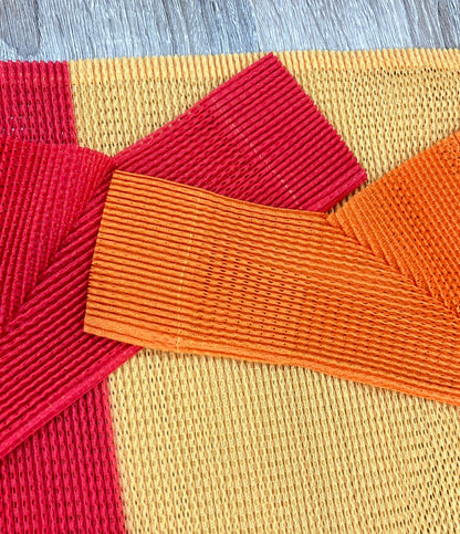 美品 PLEATS PLEASE 半袖シャツ タタミメッシュ カラーブロック PP61-F0262 レディース プリーツプリーズ