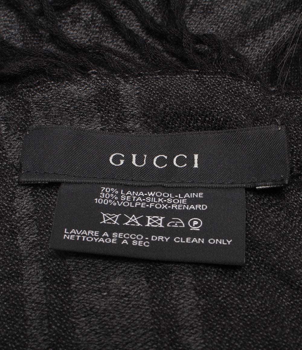 GUCCI ファー付きショール レディース グッチ