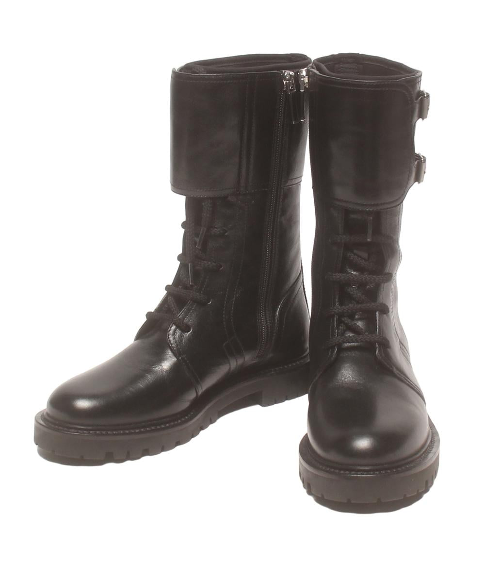 美品 クリスチャンディオール コンバットブーツ レザー レディース SIZE 34 1/2 Christian Dior